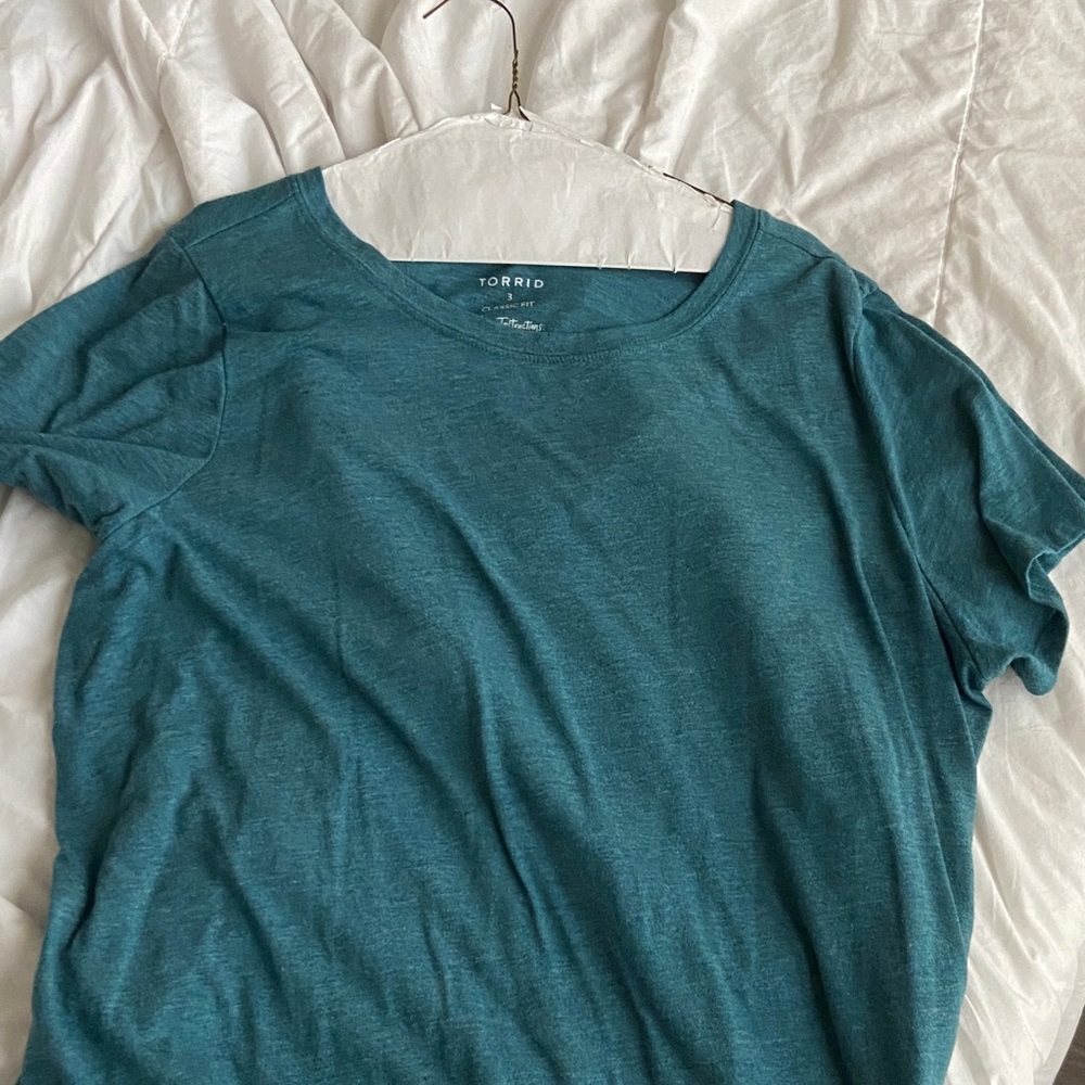 Torrid Blue Short Sleeve Tee